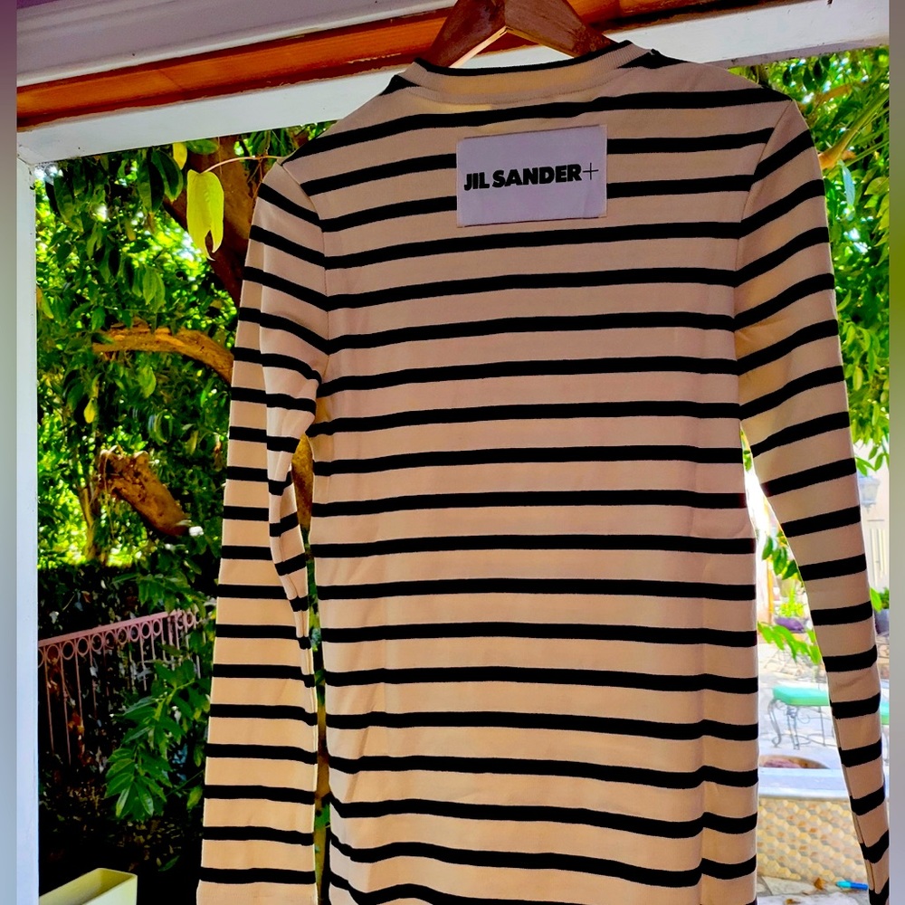 Jil Sander Striped Long Sleeve Jersey